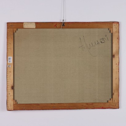 Dipinto di Attilio Lunardi,Paradosso "H" rosso,Attilio Lunardi,Attilio Lunardi,Attilio Lunardi