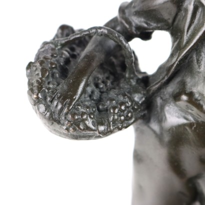 Junger Bauer in Bronze