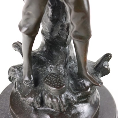 Junger Bauer in Bronze