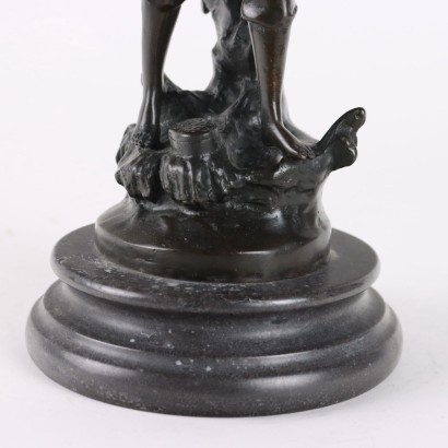 Junger Bauer in Bronze
