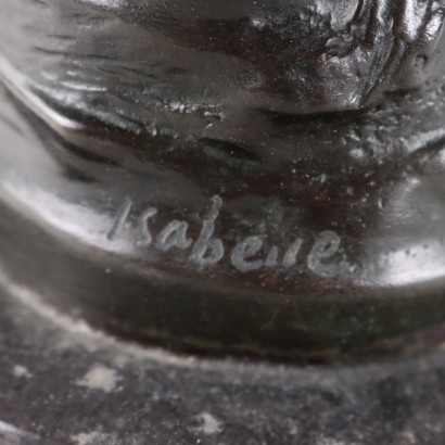 Junger Bauer in Bronze