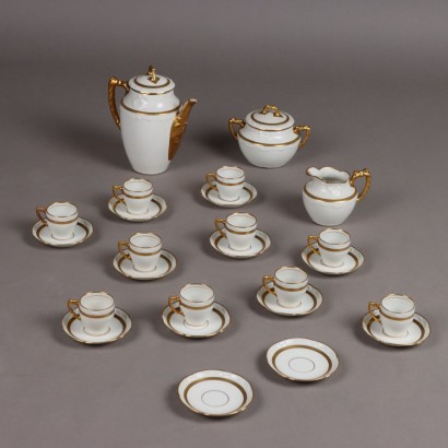 Service à Café en Porcelaine Rectifiée