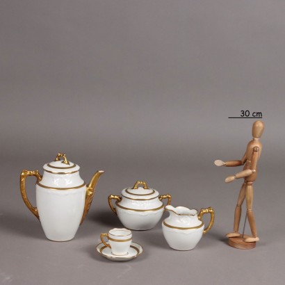 Service à Café en Porcelaine Rectifiée