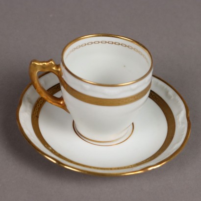 Service à Café en Porcelaine Rectifiée