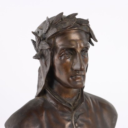 Escultura de bronce de Dante