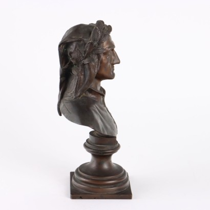 Escultura de bronce de Dante