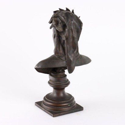 Escultura de bronce de Dante