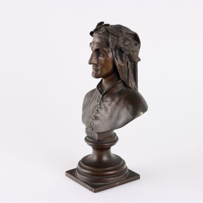 Escultura de bronce de Dante