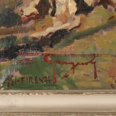 Dipinto di Ovidio Gragnoli,Battuta di caccia,Ovidio Gragnoli,Ovidio Gragnoli,Ovidio Gragnoli