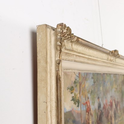 Dipinto di Ovidio Gragnoli,Battuta di caccia,Ovidio Gragnoli,Ovidio Gragnoli,Ovidio Gragnoli