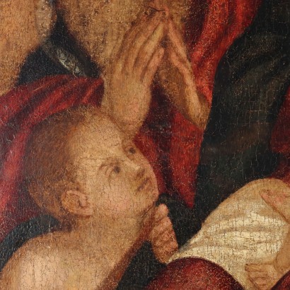 Dipinto Sacra Famiglia e San Giovannino