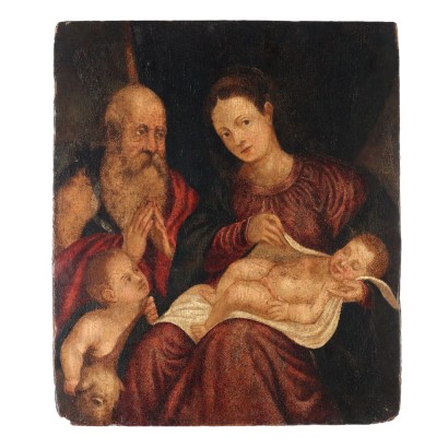 Dipinto Sacra Famiglia e San Giovannino