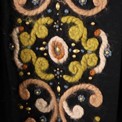 Chaqueta Vintage en Tela Bordada