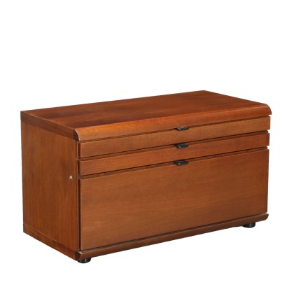 Vintage Kommode Skipper Design Hans von Skipper Walnuss der 70er Jahre