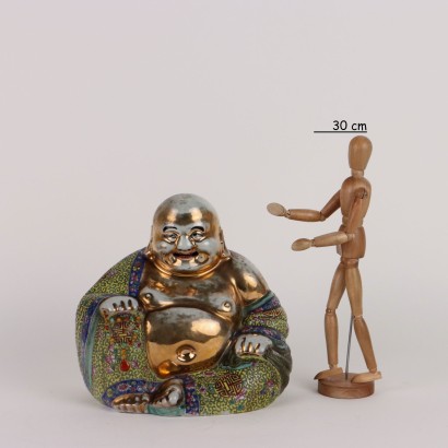 Figura in Porcellana di Budai