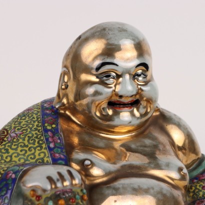 Figura in Porcellana di Budai