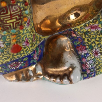 Figura in Porcellana di Budai