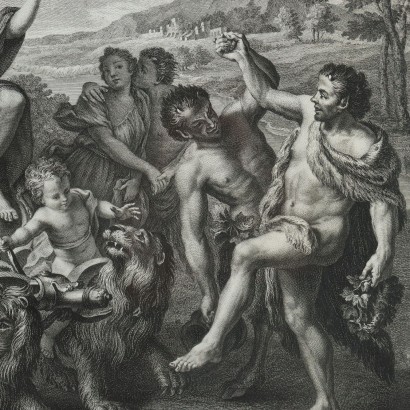 Groupe de quatre gravures de Cristofo,Les Quatre Éléments,Cristoforo Dall,Cristoforo Dall,Cristoforo Dall