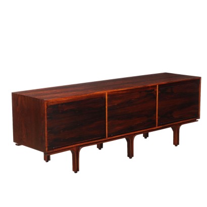 Vintage Anrichte Bernini 503 Design G. Frattini Exotisches Holz 60er