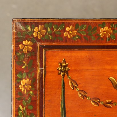 Pair of Game Tables,Pair of Painted Game Tables
