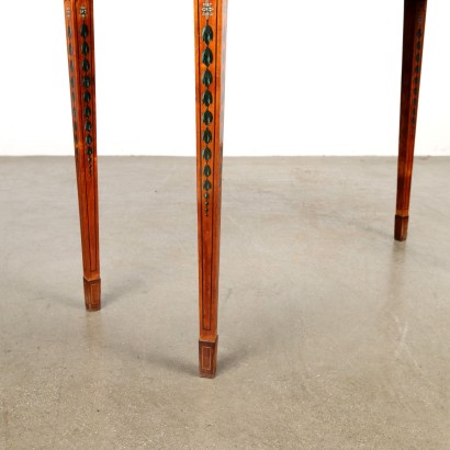 Pair of Game Tables,Pair of Painted Game Tables