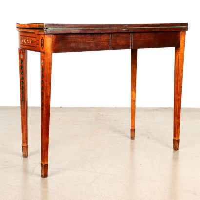 Pair of Game Tables,Pair of Painted Game Tables