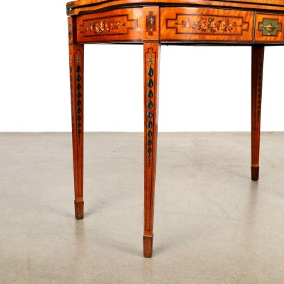 Pair of Game Tables,Pair of Painted Game Tables