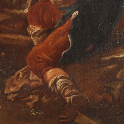 Tableau attribué à Philippe Peter Roos,Berger avec mouton,Philipp Peter Roos,Philipp Peter Roos,Philipp Peter Roos