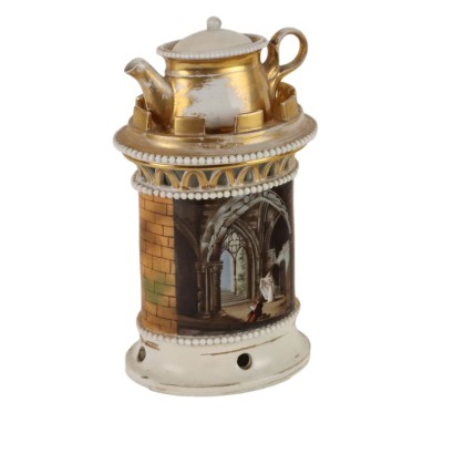 Tazón de té de hierbas de porcelana