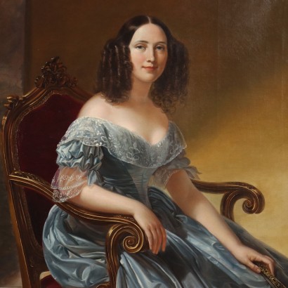 Gemälde von Pietro Lucchini, Porträt einer jungen Frau, Pietro Lucchini, Pietro Luchini, Pietro Luchini, Pietro Luchini, Pietro Luchini, Pietro Luchini, Pietro Luchini, Pietro Luchini