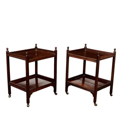Coppia Tavolini in Stile Regency