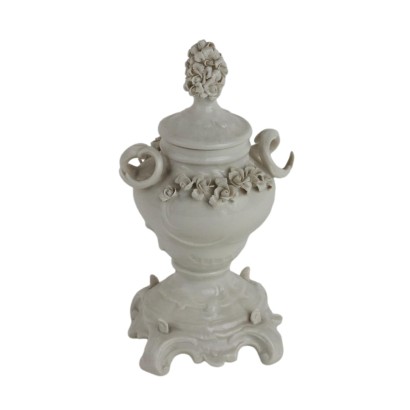 Antiker Potiche aus Porzellan Manifaktur von Capodimonte '800