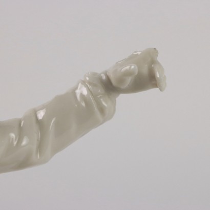 Coppia di Statuine in Porcellana Manifat