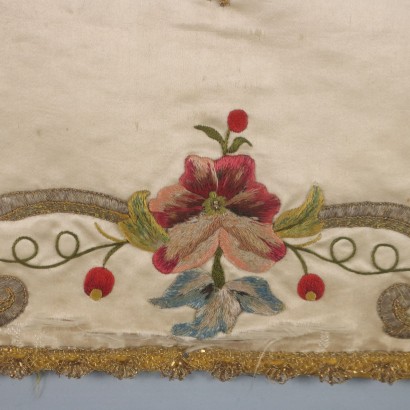 Tissu brodé de voile de calice, tissu brodé de voile de calice, tissu brodé de voile de calice