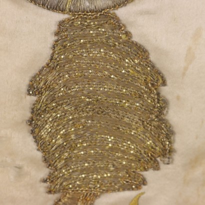Tissu brodé de voile de calice, tissu brodé de voile de calice, tissu brodé de voile de calice