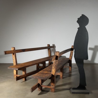 Par de bancos,Par de bancos de castaño