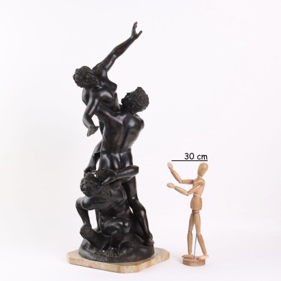 L'Enlèvement des Sabines en bronze