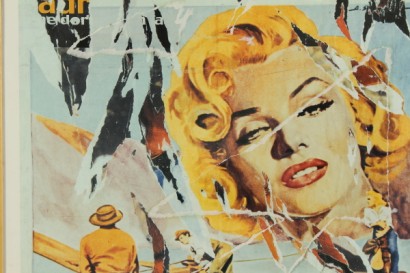 arte contemporanea, mimmo rotella, marilyn monroe, stampa, litografia, quadricromia, decollage, fondazione rotella, prova d artista