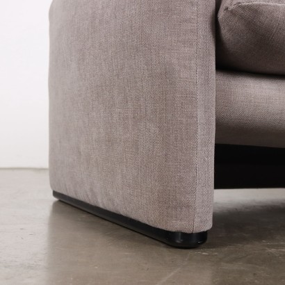 Sofa 'Maralunga' von Vico Magistretti,Vico Magistretti,Vico Magistretti,Vico Magistretti,Vico Magistretti,Vico Magistretti,Vico Magistretti,Vico Magistretti