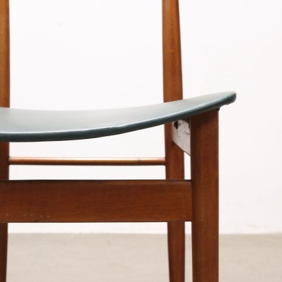 Sedia con Skai Anni 60,Sedia in Skai Anni 60