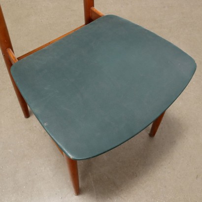 Sedia con Skai Anni 60,Sedia in Skai Anni 60