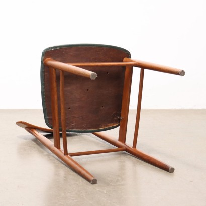Sedia con Skai Anni 60,Sedia in Skai Anni 60