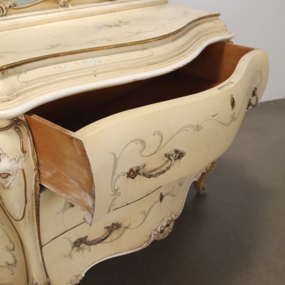 Cassettiera con specchio