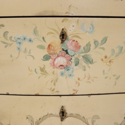 Cassettiera con specchio