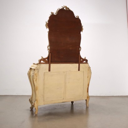 Cassettiera con specchio