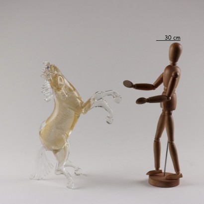 Caballo de cristal de Murano