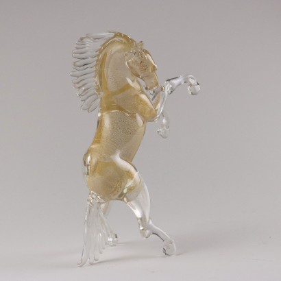 Caballo de cristal de Murano