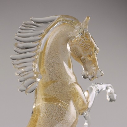 Caballo de cristal de Murano