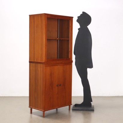 Armoire vitrine en teck des années 1960, Armoire vitrine en teck des années 1960, Armoire vitrine en teck des années 1960, Armoire vitrine en teck des années 1960