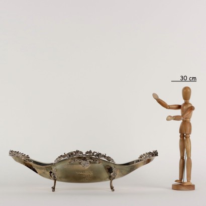 Centrotavola in Argento Greggio Rino Pad